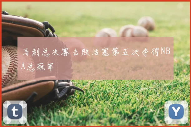 马刺总决赛击败活塞第五次夺得NBA总冠军