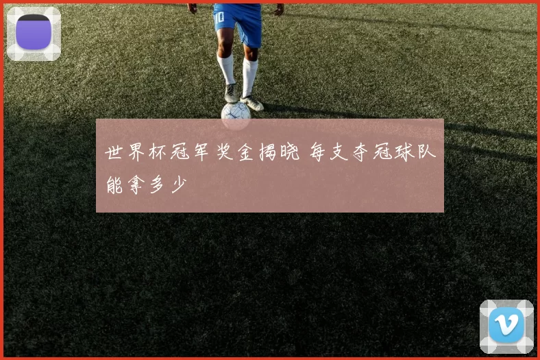 世界杯冠军奖金揭晓 每支夺冠球队能拿多少