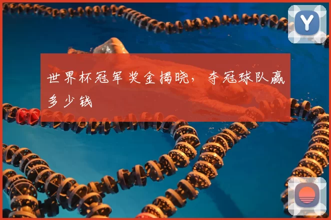 世界杯冠军奖金揭晓，夺冠球队赢多少钱